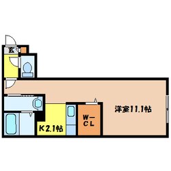 Ｐeｃｈｅ桑園　Ａの物件間取画像